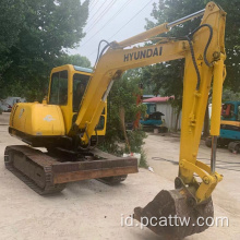 Hyundai menggunakan excavator mini kompak